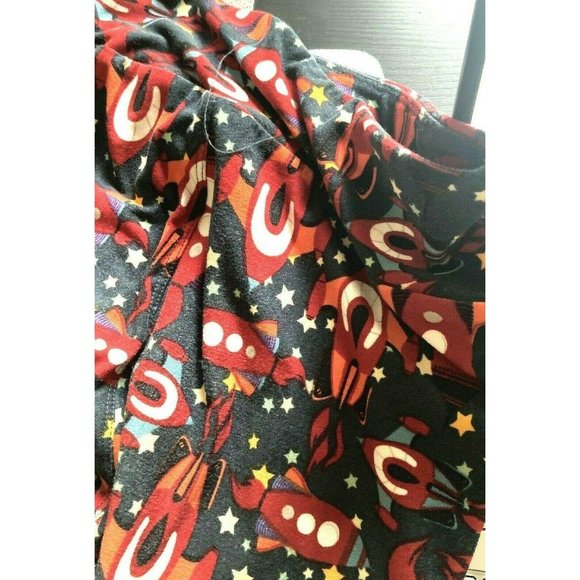 LuLaRoe Rocket Spaceship Leggings One Size Women's - Picture 2 of 5
